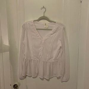 Womens white blouse